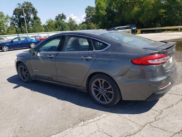 3FA6P0RU1KR141566 - 2019 FORD FUSION TITANIUM GRAY photo 2