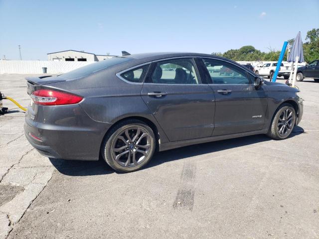 3FA6P0RU1KR141566 - 2019 FORD FUSION TITANIUM GRAY photo 3