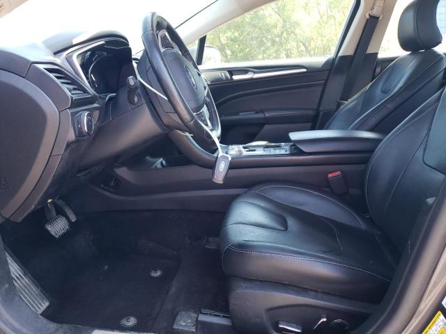 3FA6P0RU1KR141566 - 2019 FORD FUSION TITANIUM GRAY photo 7