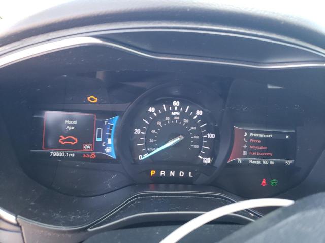 3FA6P0RU1KR141566 - 2019 FORD FUSION TITANIUM GRAY photo 9