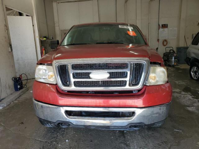 1FTPW14V17KD44203 - 2007 FORD F150 SUPERCREW RED photo 5