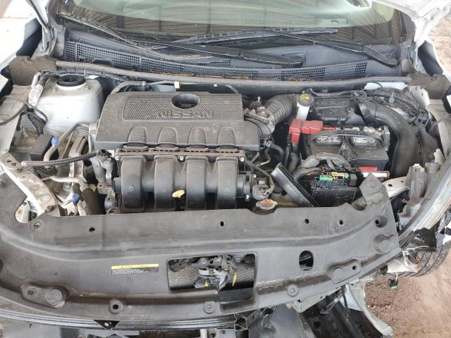 3N1AB7AP1KY324105 - 2019 NISSAN SENTRA S WHITE photo 11