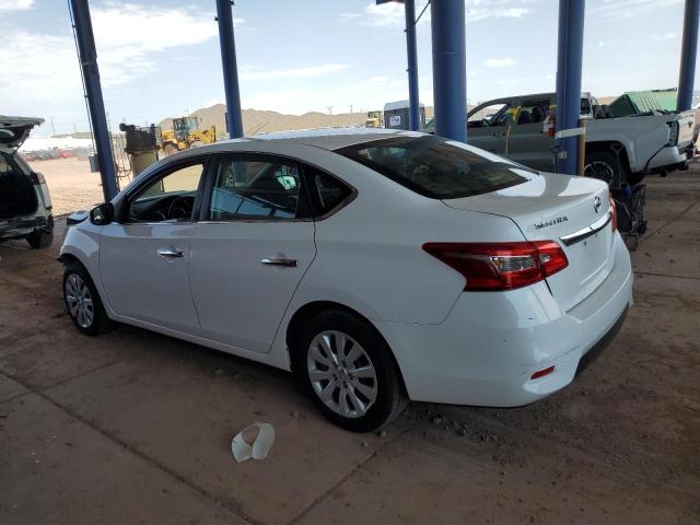 3N1AB7AP1KY324105 - 2019 NISSAN SENTRA S WHITE photo 2