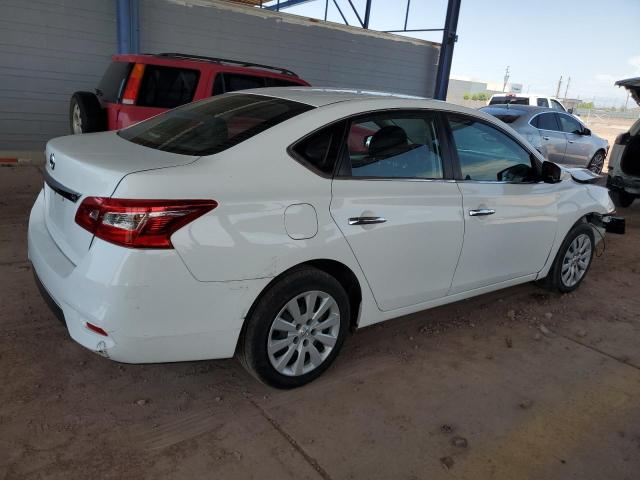 3N1AB7AP1KY324105 - 2019 NISSAN SENTRA S WHITE photo 3