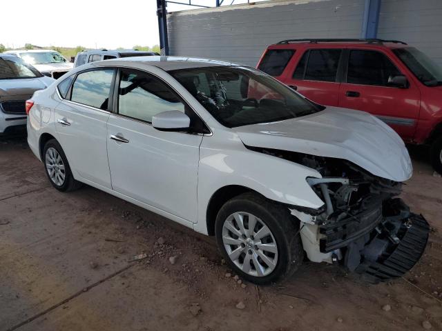 3N1AB7AP1KY324105 - 2019 NISSAN SENTRA S WHITE photo 4