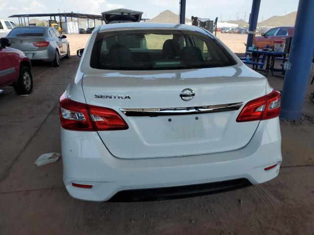3N1AB7AP1KY324105 - 2019 NISSAN SENTRA S WHITE photo 6