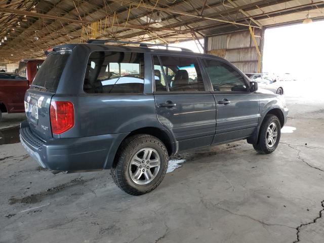 2HKYF18564H597753 - 2004 HONDA PILOT EXL Mavi foto 3
