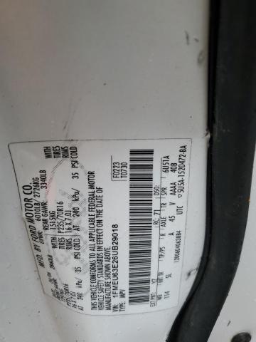 1FMEU63E26UB29018 - 2006 FORD EXPLORER XLT WHITE photo 13