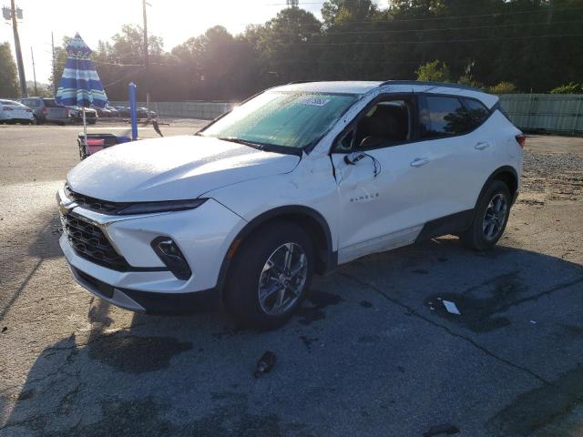 3GNKBDRS1PS155360 - 2023 CHEVROLET BLAZER 3LT WHITE photo 1