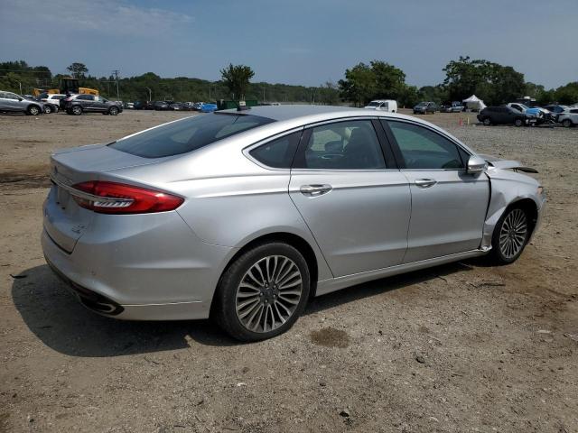 3FA6P0T97JR112687 - 2018 FORD FUSION SE SILVER photo 3