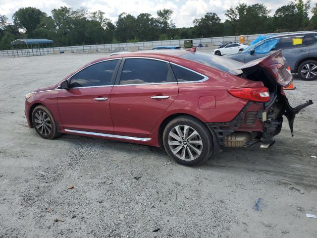 5NPE34AF1GH305821 - 2016 HYUNDAI SONATA SPORT MAROON photo 2