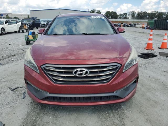 5NPE34AF1GH305821 - 2016 HYUNDAI SONATA SPORT MAROON photo 5