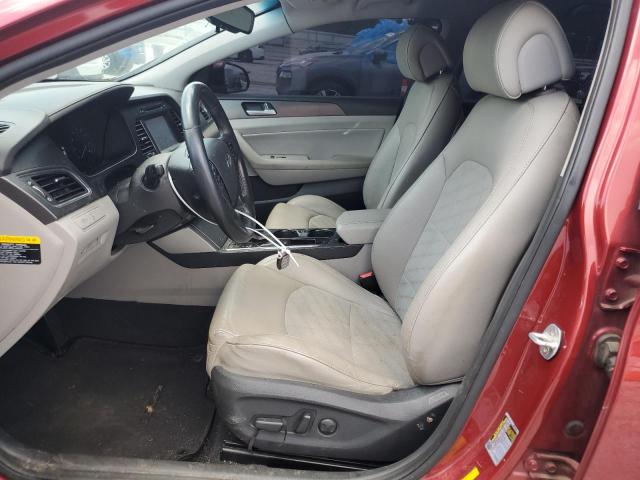 5NPE34AF1GH305821 - 2016 HYUNDAI SONATA SPORT MAROON photo 7