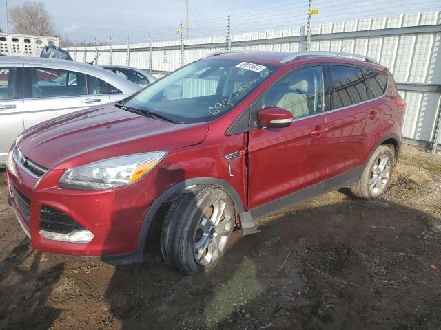 1FMCU9J95EUE13367 - 2014 FORD ESCAPE TITANIUM MAROON photo 1