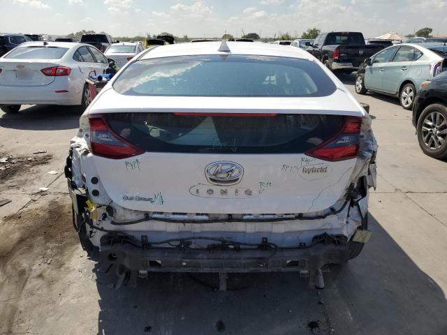 KMHC75LC1KU140416 - 2019 HYUNDAI IONIQ SEL WHITE photo 6