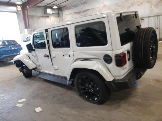 1C4JJXP6XNW259894 - 2022 JEEP WRANGLER U SAHARA 4XE WHITE photo 2