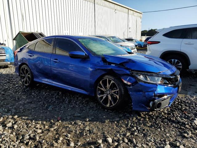 2HGFC2F89LH593420 - 2020 HONDA CIVIC SPORT 蓝色 照片 4