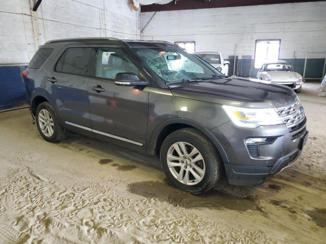 1FM5K8D80JGB35028 - 2018 FORD EXPLORER XLT 灰色 照片 4