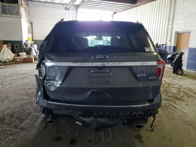 1FM5K8D80JGB35028 - 2018 FORD EXPLORER XLT 灰色 照片 6