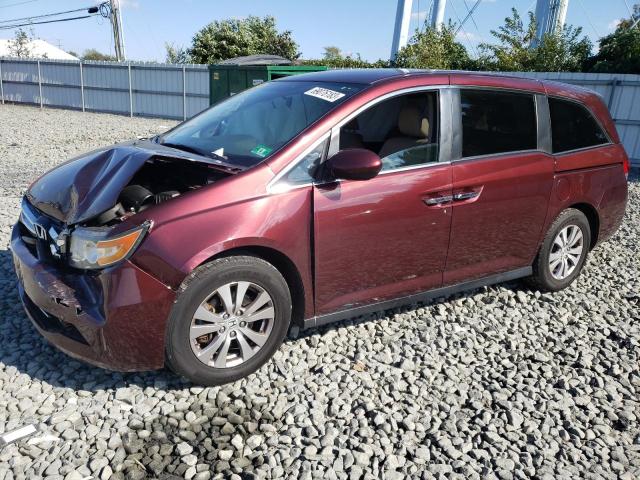 5FNRL5H30GB104557 - 2016 HONDA ODYSSEY SE BURGUNDY photo 1