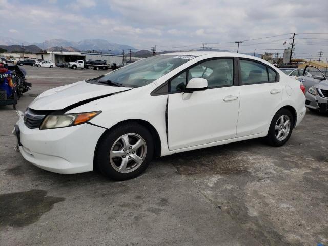 19XFB5F53CE002695 - 2012 HONDA CIVIC NATURAL GAS WHITE photo 1