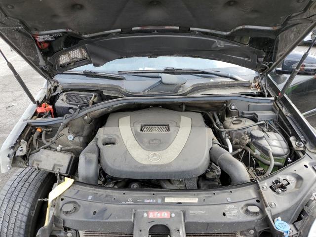 4JGBB8GB7BA729128 - 2011 MERCEDES-BENZ ML 350 4MATIC BLACK photo 12