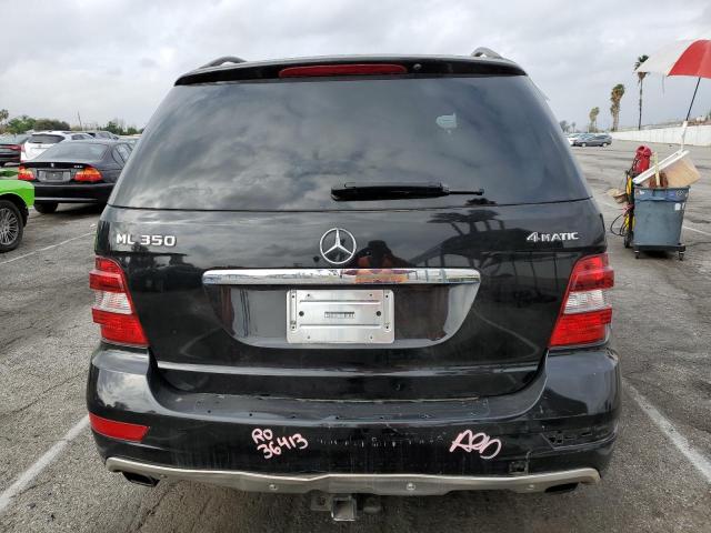 4JGBB8GB7BA729128 - 2011 MERCEDES-BENZ ML 350 4MATIC BLACK photo 6