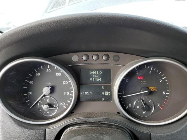 4JGBB8GB7BA729128 - 2011 MERCEDES-BENZ ML 350 4MATIC BLACK photo 9