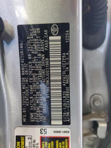 4T1B61HK3JU011969 - 2018 TOYOTA CAMRY XSE Plata foto 13