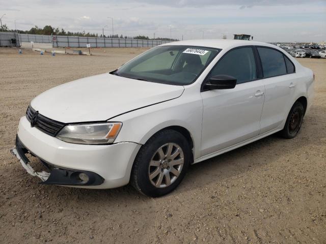 3VW2K7AJXDM412395 - 2013 VOLKSWAGEN JETTA BASE 白色 照片 1