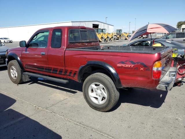 5TESN92N94Z362339 - 2004 TOYOTA TACOMA XTRACAB PRERUNNER წითელი ფოტო 2