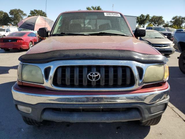 5TESN92N94Z362339 - 2004 TOYOTA TACOMA XTRACAB PRERUNNER წითელი ფოტო 5