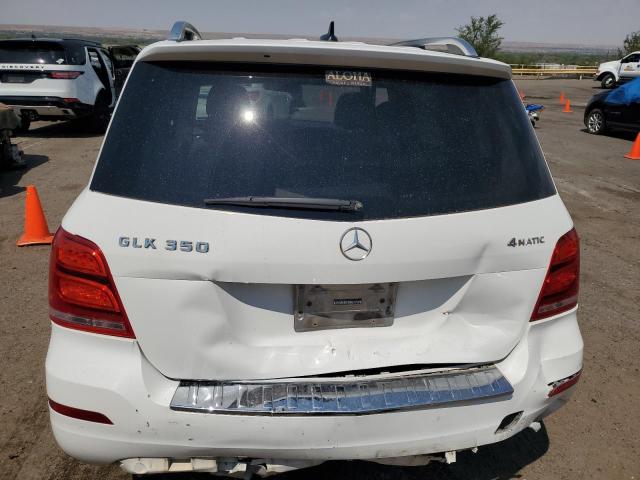 WDCGG8JB2DG072463 - 2013 MERCEDES-BENZ GLK 350 4MATIC WHITE photo 6