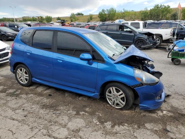 JHMGD38657S064075 - 2007 HONDA FIT S 蓝色 照片 4