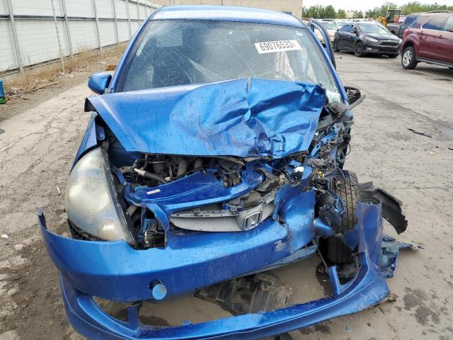 JHMGD38657S064075 - 2007 HONDA FIT S 蓝色 照片 5