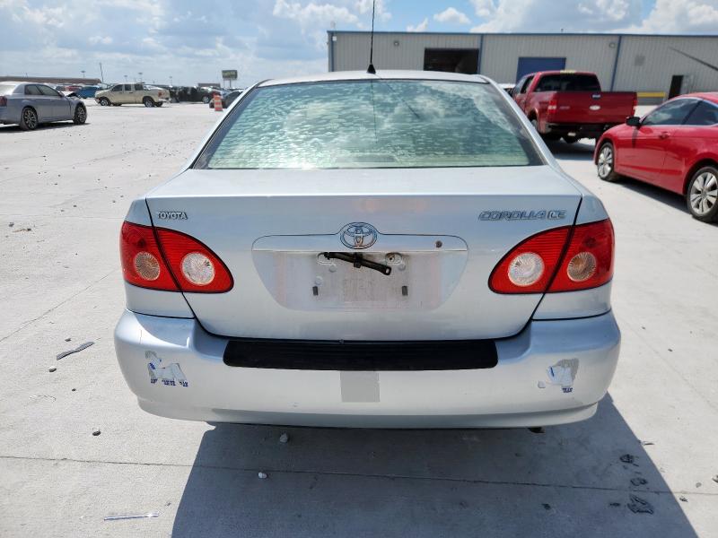 1NXBR32E25Z480353 - 2005 TOYOTA COROLLA CE Silber Foto 6