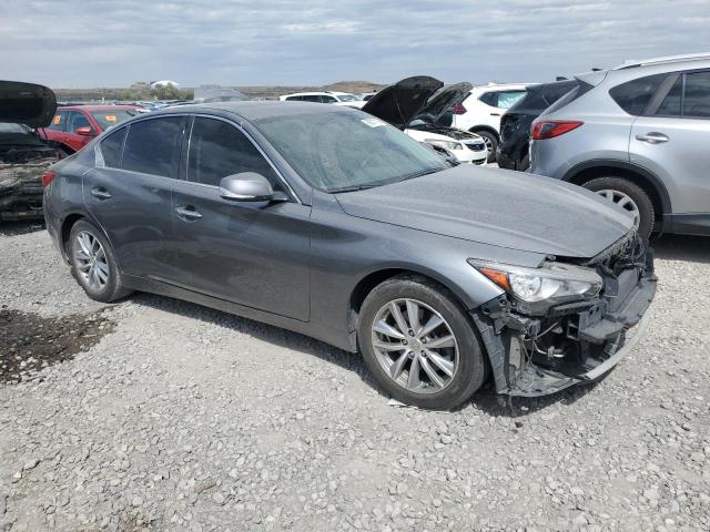 JN1BV7AR3EM681838 - 2014 INFINITI Q50 BASE GRAY photo 4