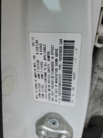 1HGCP3F84BA003523 - 2011 HONDA ACCORD EXL WHITE photo 12