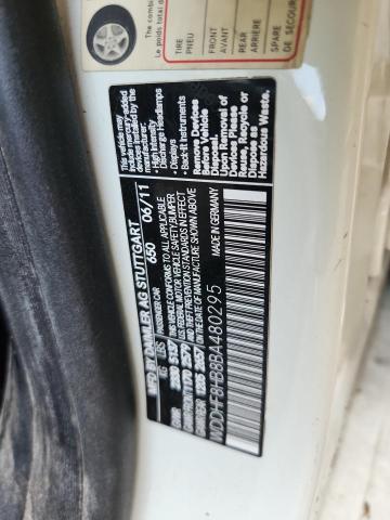 WDDHF8HB8BA480295 - 2011 MERCEDES-BENZ E 350 4MATIC WHITE photo 13