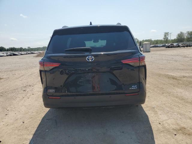 5TDYRKEC9NS135165 - 2022 TOYOTA SIENNA XLE 黑色 照片 6