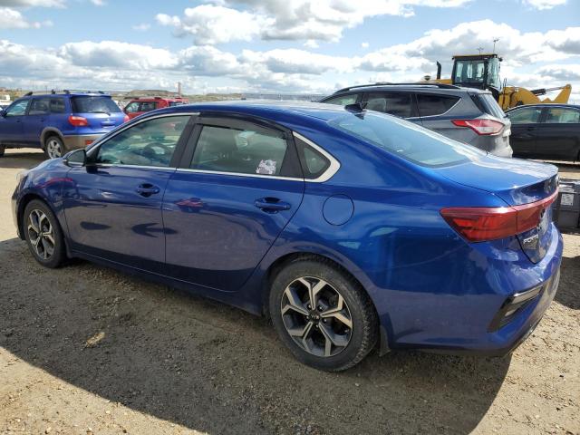 3KPF54AD0KE111663 - 2019 KIA FORTE EX BLUE photo 2