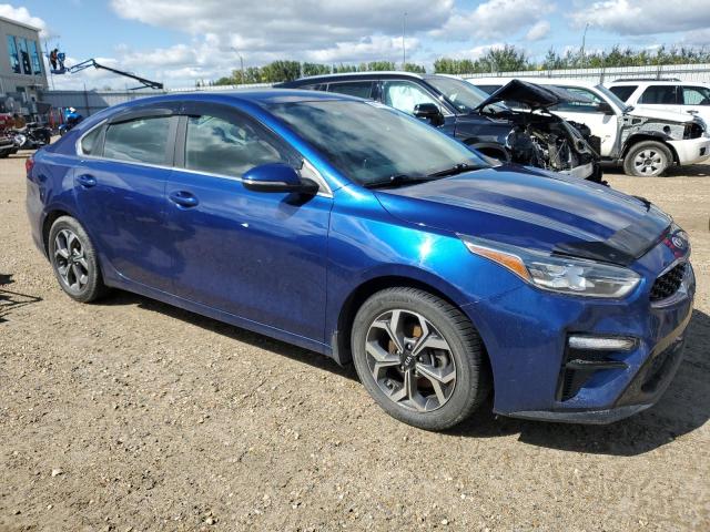 3KPF54AD0KE111663 - 2019 KIA FORTE EX BLUE photo 4