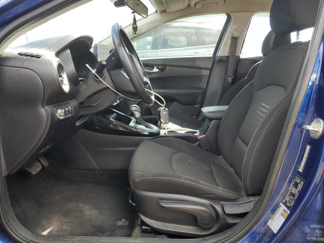 3KPF54AD0KE111663 - 2019 KIA FORTE EX BLUE photo 7