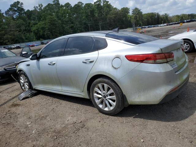 5XXGU4L38JG217893 - 2018 KIA OPTIMA EX SILVER photo 2
