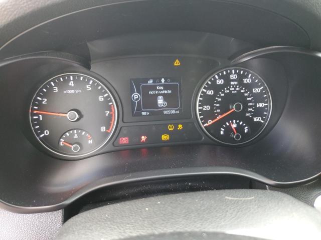 5XXGU4L38JG217893 - 2018 KIA OPTIMA EX SILVER photo 9