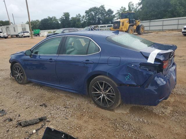 4T1T11AK2RU235565 - 2024 TOYOTA CAMRY SE NIGHT SHADE BLUE photo 2