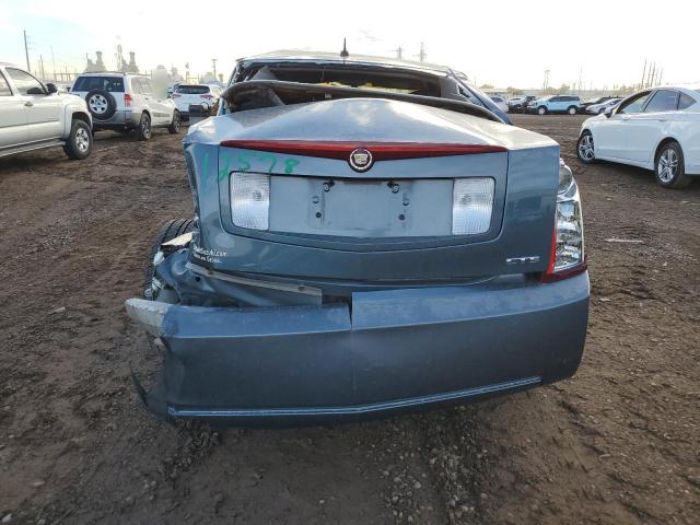 1G6DM57T660127687 - 2006 CADILLAC CTS BLUE photo 6