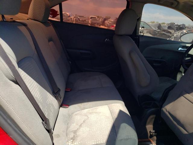 1G1JA5SH9C4110214 - 2012 CHEVROLET SONIC LS Qırmızı foto 10