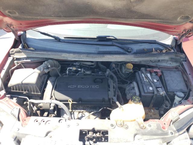 1G1JA5SH9C4110214 - 2012 CHEVROLET SONIC LS Qırmızı foto 11