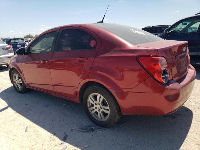 1G1JA5SH9C4110214 - 2012 CHEVROLET SONIC LS Qırmızı foto 2